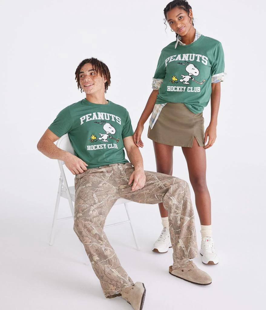 Aeropostale Peanuts | Aéropostale Hockey Club Relaxed Graphic Tee 1