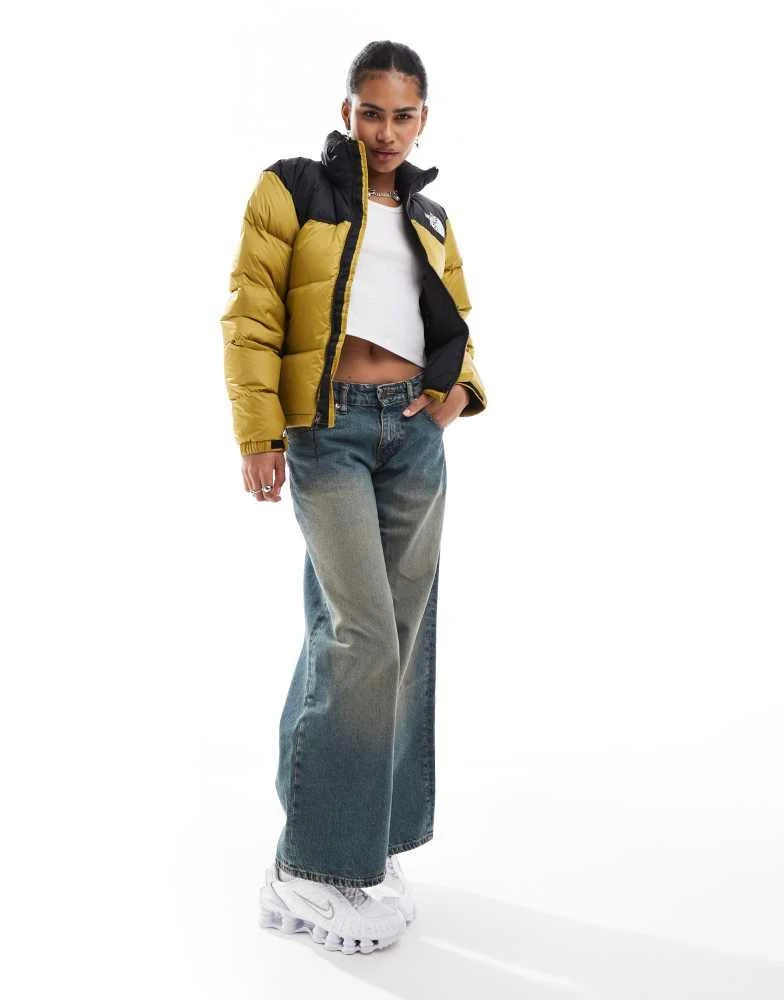 The North Face The North Face 96 Retro Nuptse puffer jacket in khaki 3