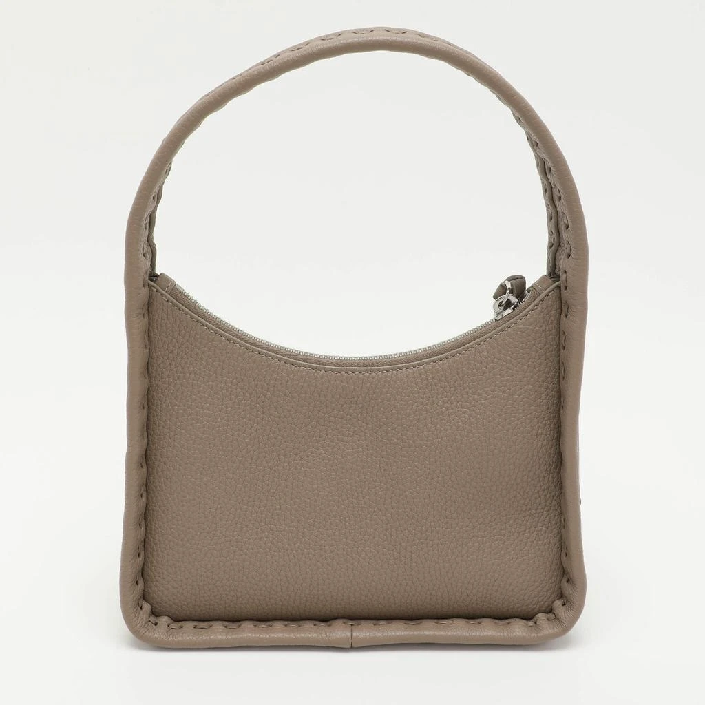 Fendi Fendi Grey Selleria Leather Mini Fendessence Hobo 4
