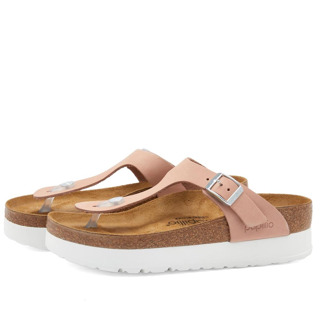 Birkenstock Birkenstock Gizeh Platform Flex Nubuck