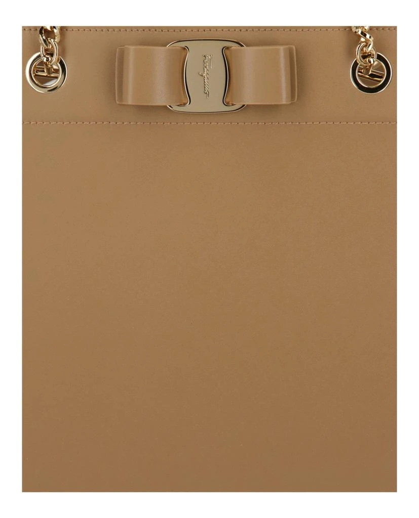 Salvatore Ferragamo Vara Bow Smooth Leather Tote 3