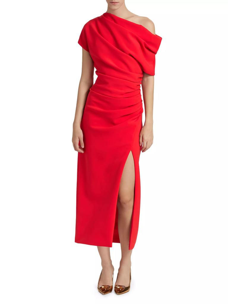 Amsale One-Shoulder Cocktail Dress