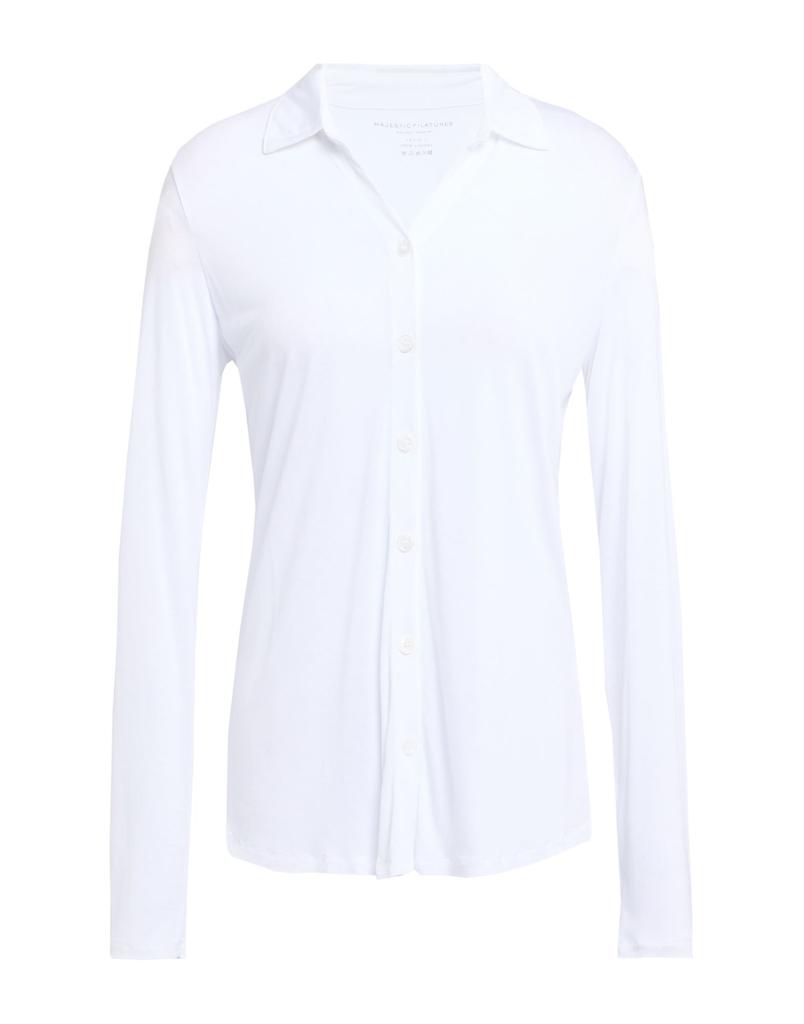 MAJESTIC FILATURES Solid color shirts & blouses