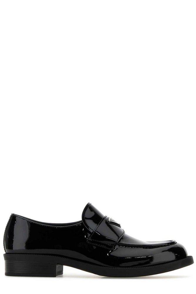 Prada Prada Triangle-Logo Slip-On Loafers