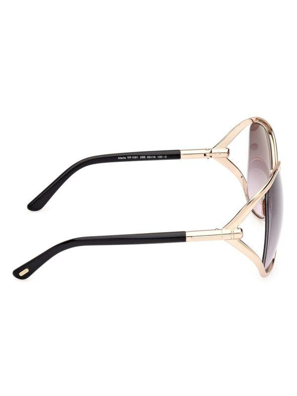 Tom Ford Marta 62MM Round Sunglasses 6