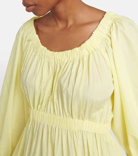 Ulla Johnson Helena gathered cotton midi dress 4