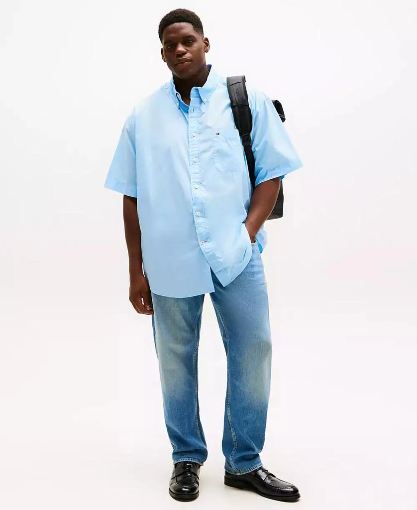 Tommy Hilfiger Men's  Big & Tall Maxwell Short-Sleeve Button-Down Shirt 2