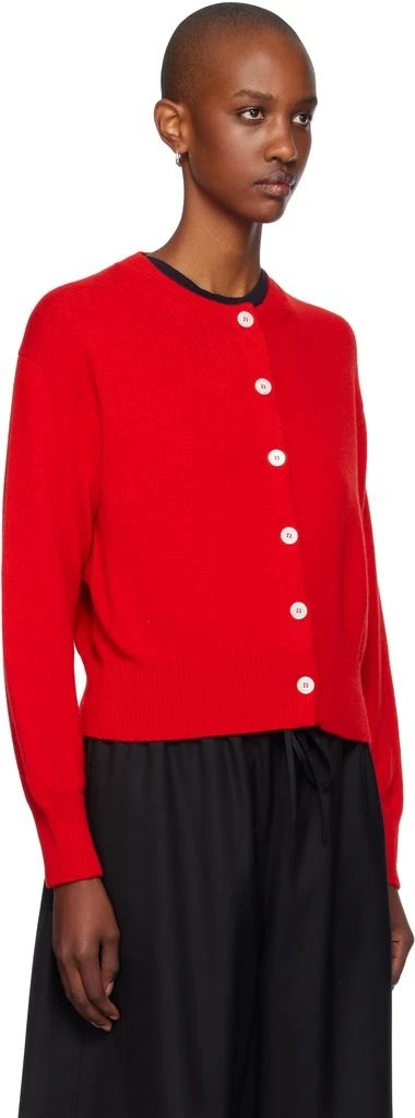 &Daughter Red Ada Crewneck Cardigan 2