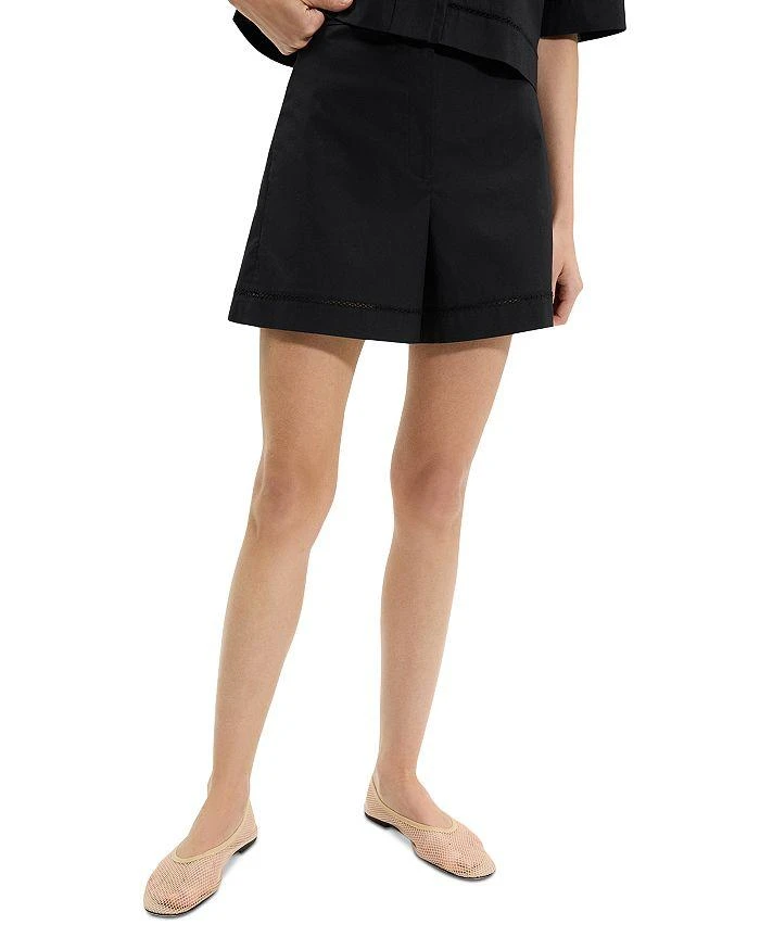 Theory Eyelet Trim Shorts 4