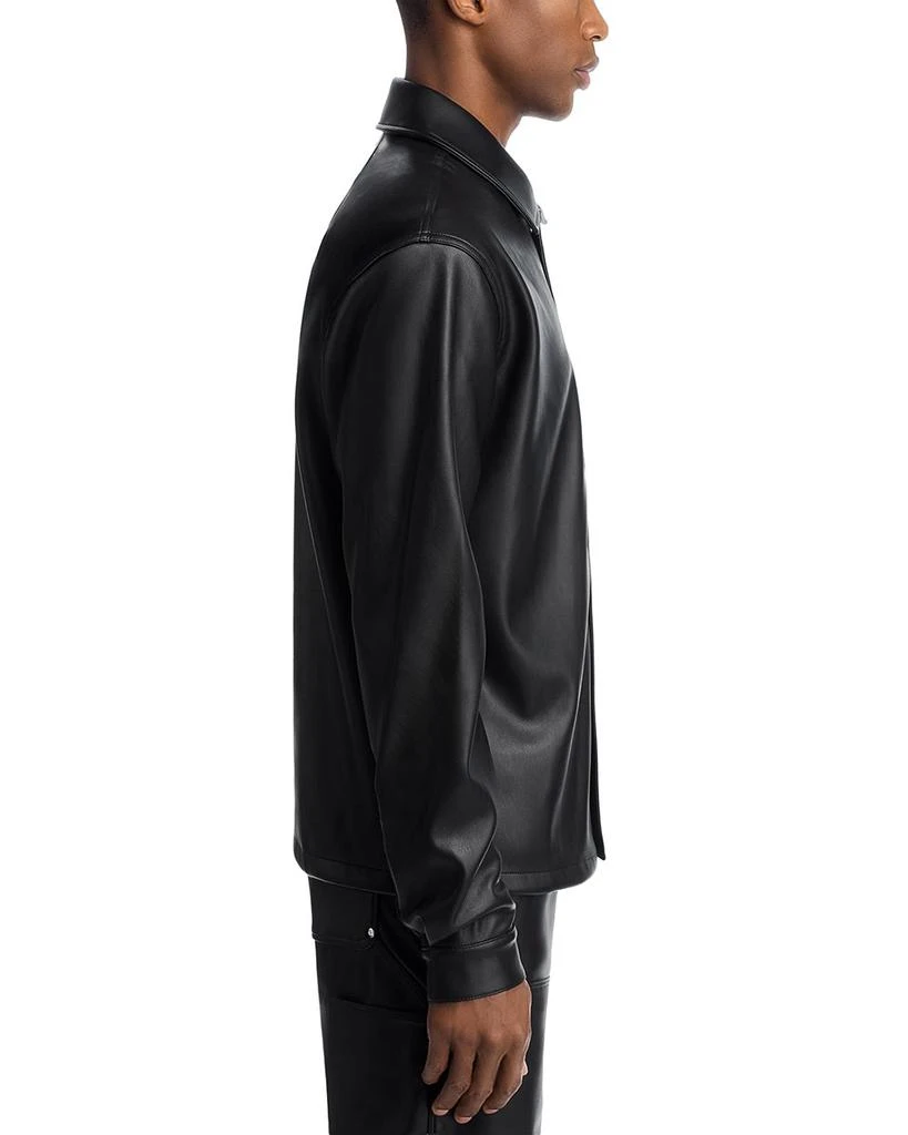 RTA Faux Leather Shacket 5