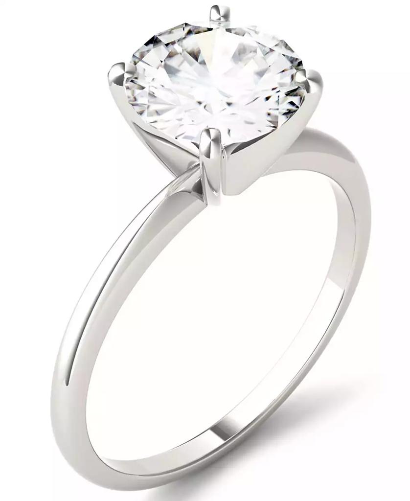 Charles & Colvard Moissanite Solitaire Ring (1 ct. t.w. DEW) in 14k White Gold
