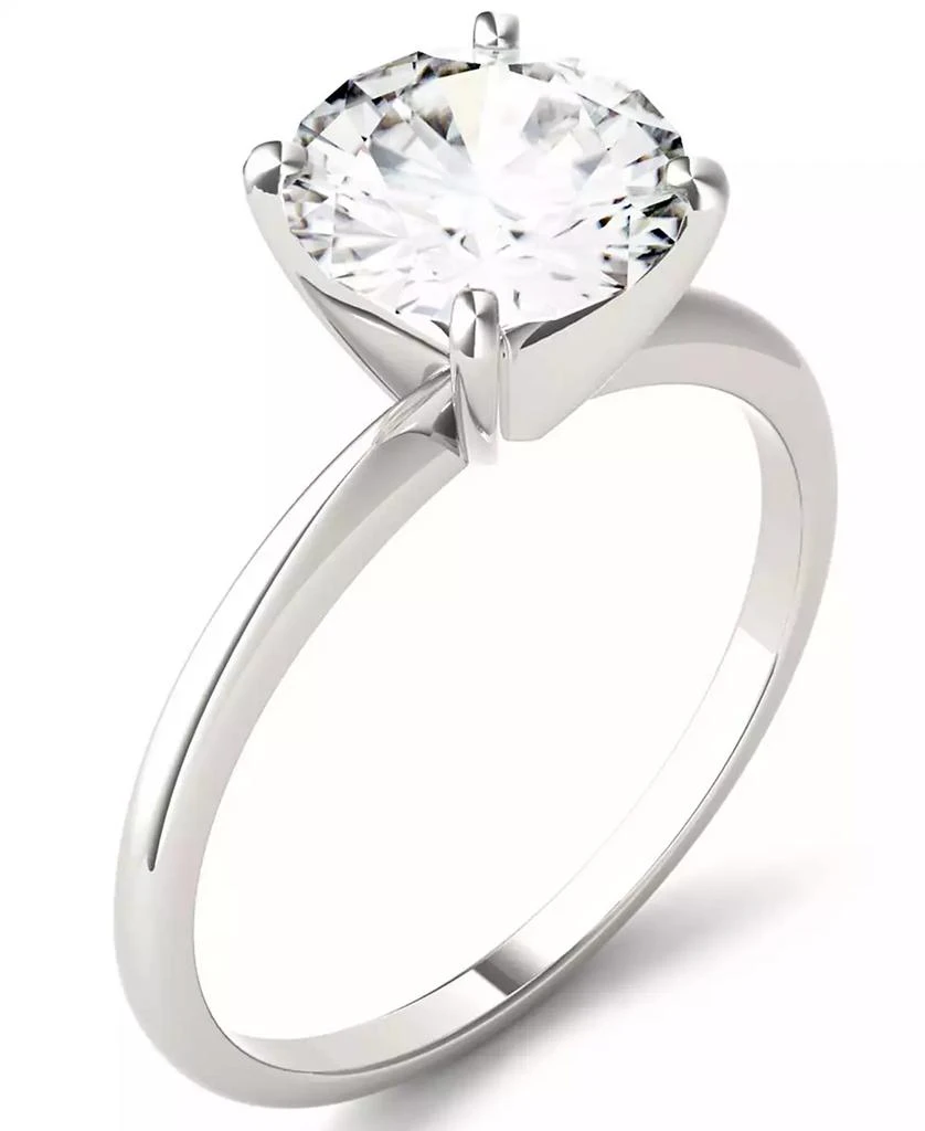 Charles & Colvard Moissanite Solitaire Ring (1 ct. t.w. DEW) in 14k White Gold 1