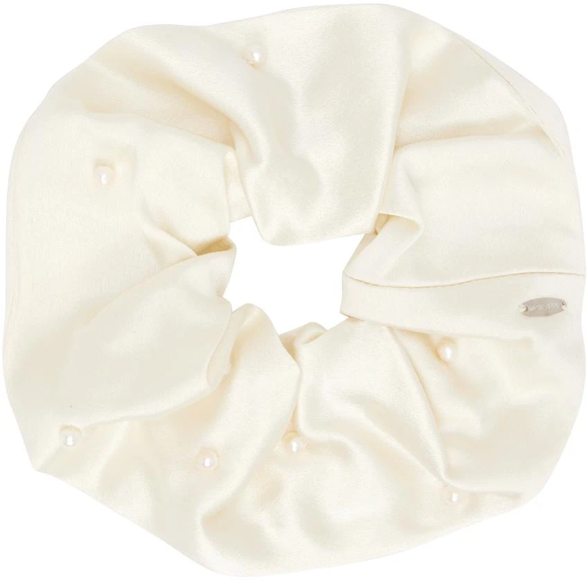 Sophie Buhai SSENSE Exclusive Off-White Scrunchie 1
