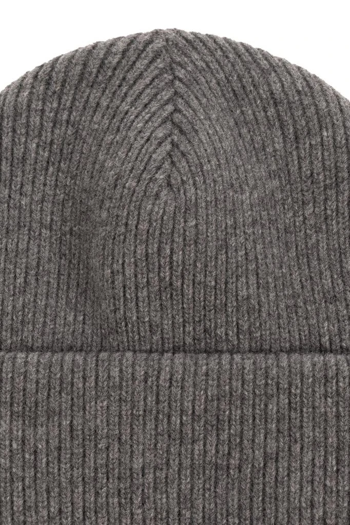 Gucci Gucci Logo Patch Ribbed Knit Beanie 3