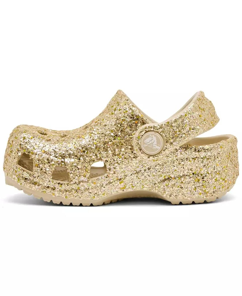 Crocs Infant Girls Chunky Glitter Classic Clogs from Finish Line