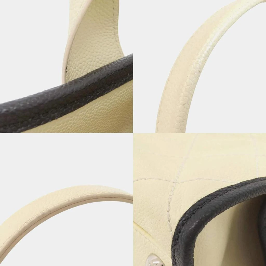 Chanel Chanel Black/Ivory Caviar Leather Deauville Tote Bag 8