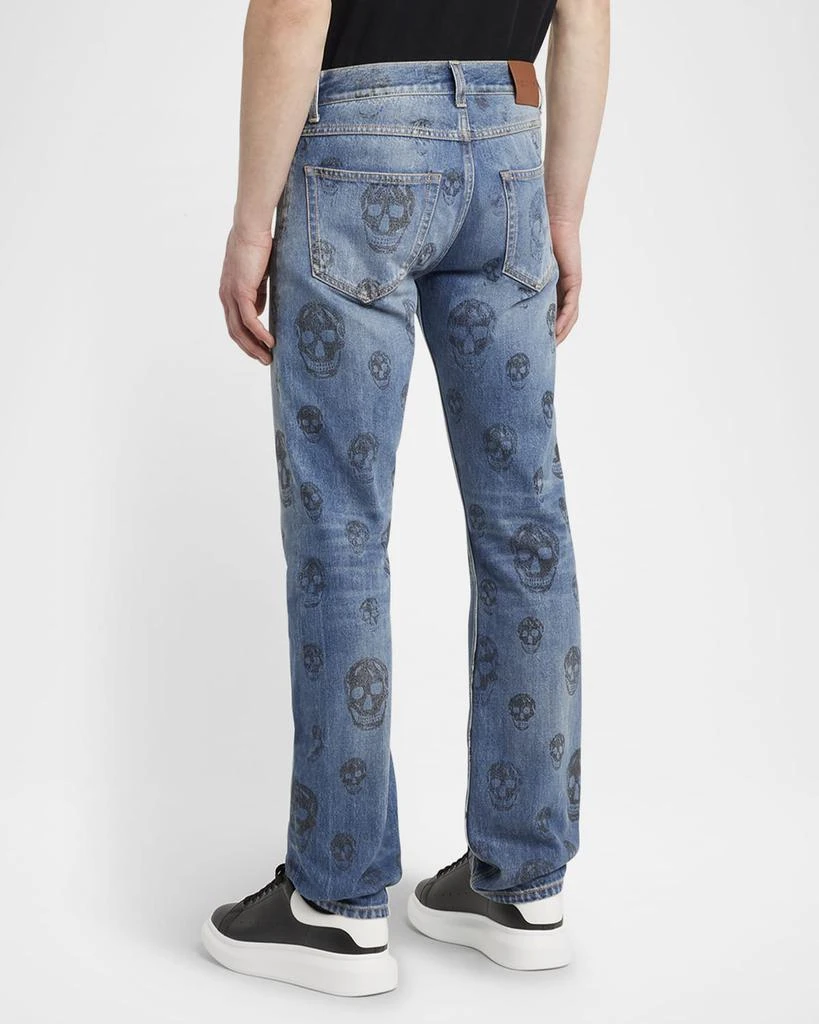 Alexander McQueen Men's Skull-Print Jeans 3