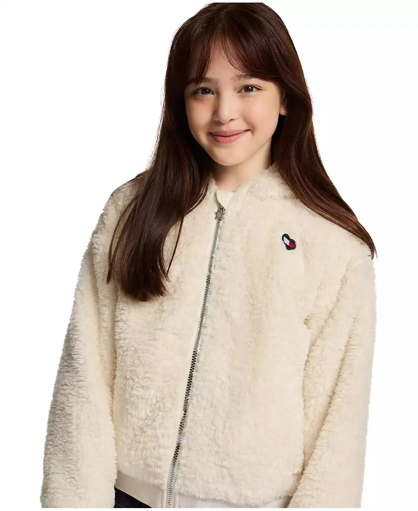 Tommy Hilfiger Girls
 7-16 Minky Loose-Fit Zip-Up Hoodie 6