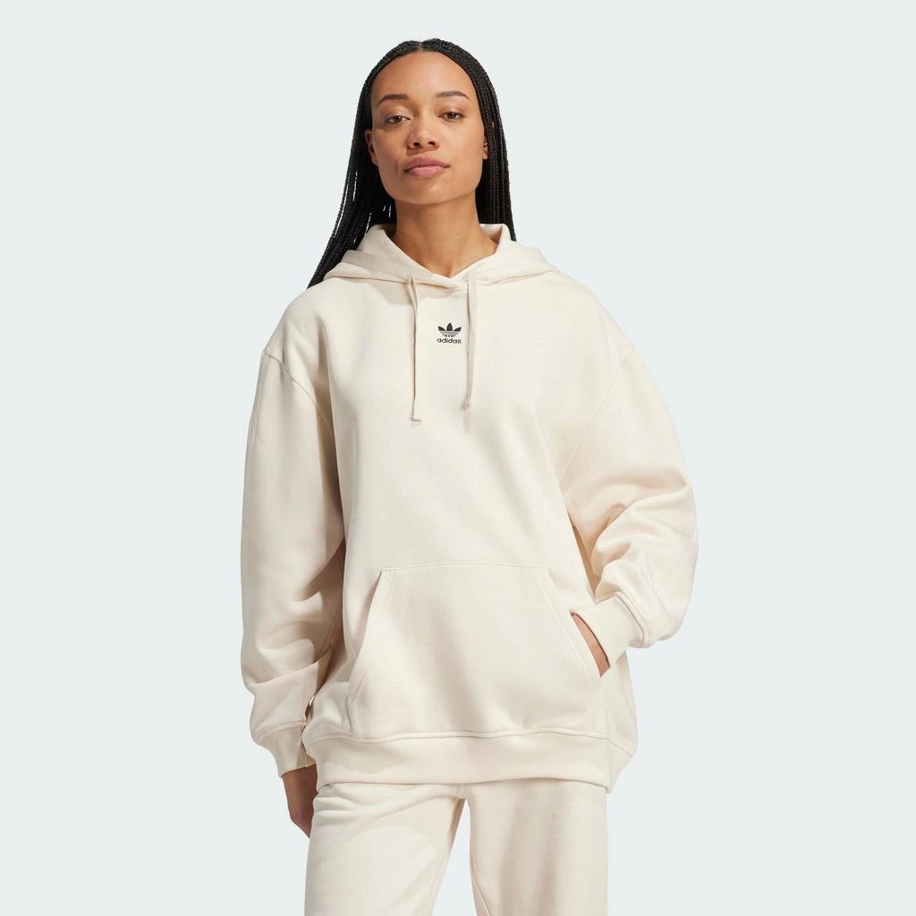 Adidas Women's  Essentials Oversized Fleece Hoodie 1