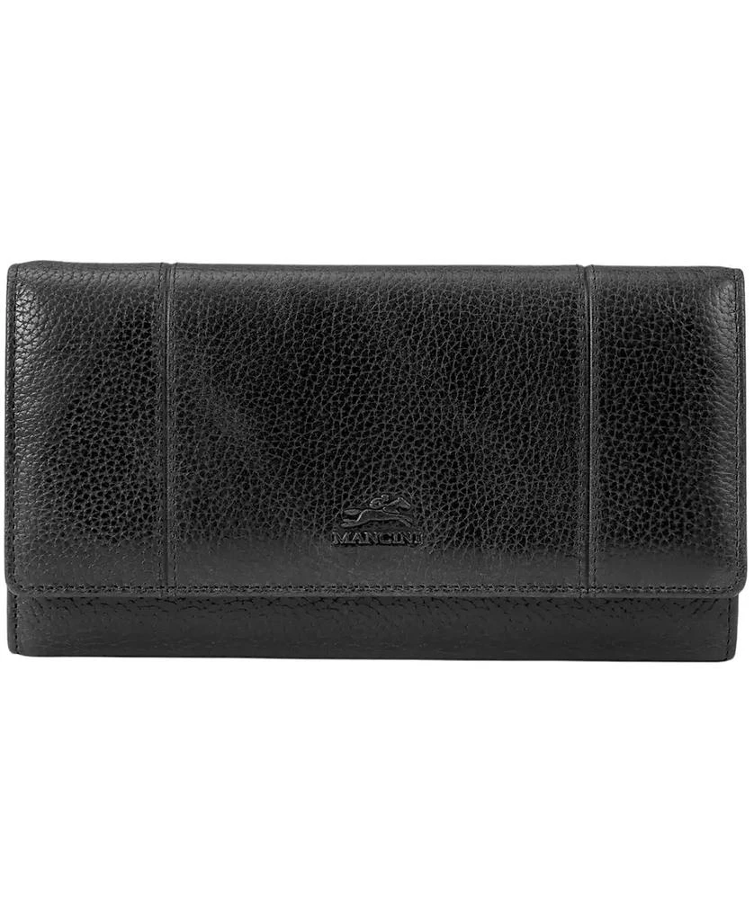 Mancini Leather Goods Fifth Avenue RFID Secure Trifold Wallet
