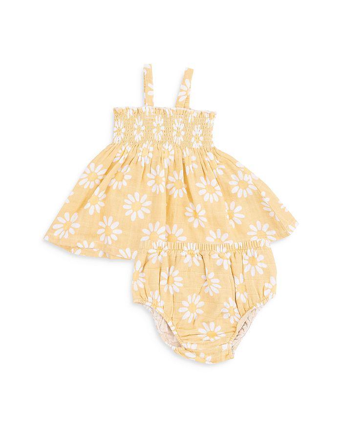 Angel Dear Girls' Mod Daisy Smocked Top & Bloomer Set - Baby