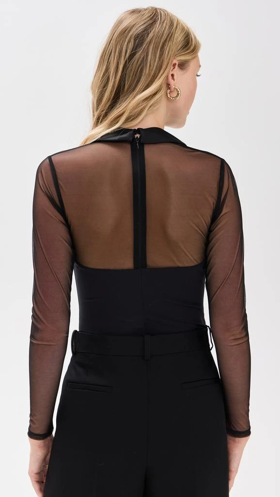Fleur du Mal Tuxedo Thong Bodysuit 2