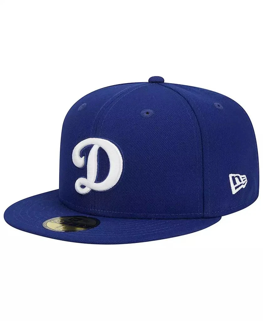 New Era Men's Royal Los Angeles Dodgers Alternate Logo 2020 World Series Team Color 59FIFTY Fitted Hat 3