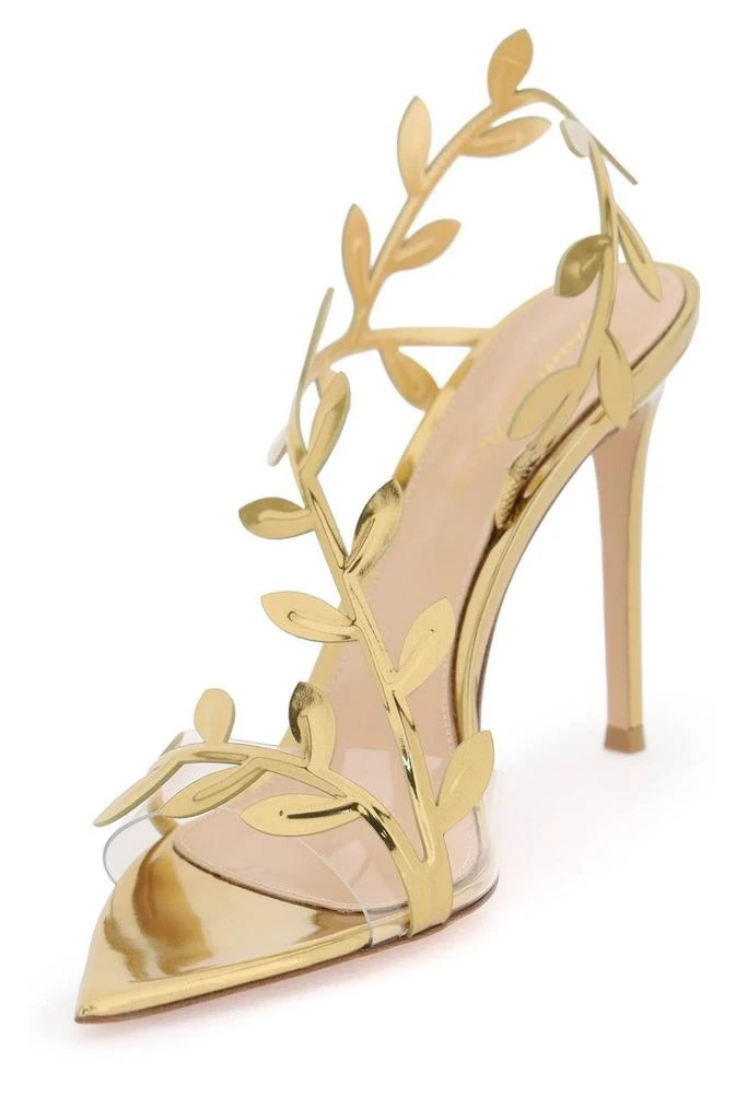 Gianvito Rossi Gianvito Rossi Flavia Leaf Motif Pointed-Toe Sandals 3