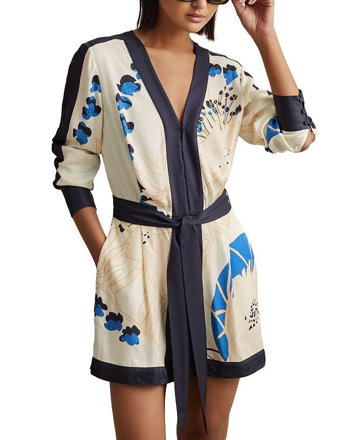 REISS Isabella Printed Romper 1