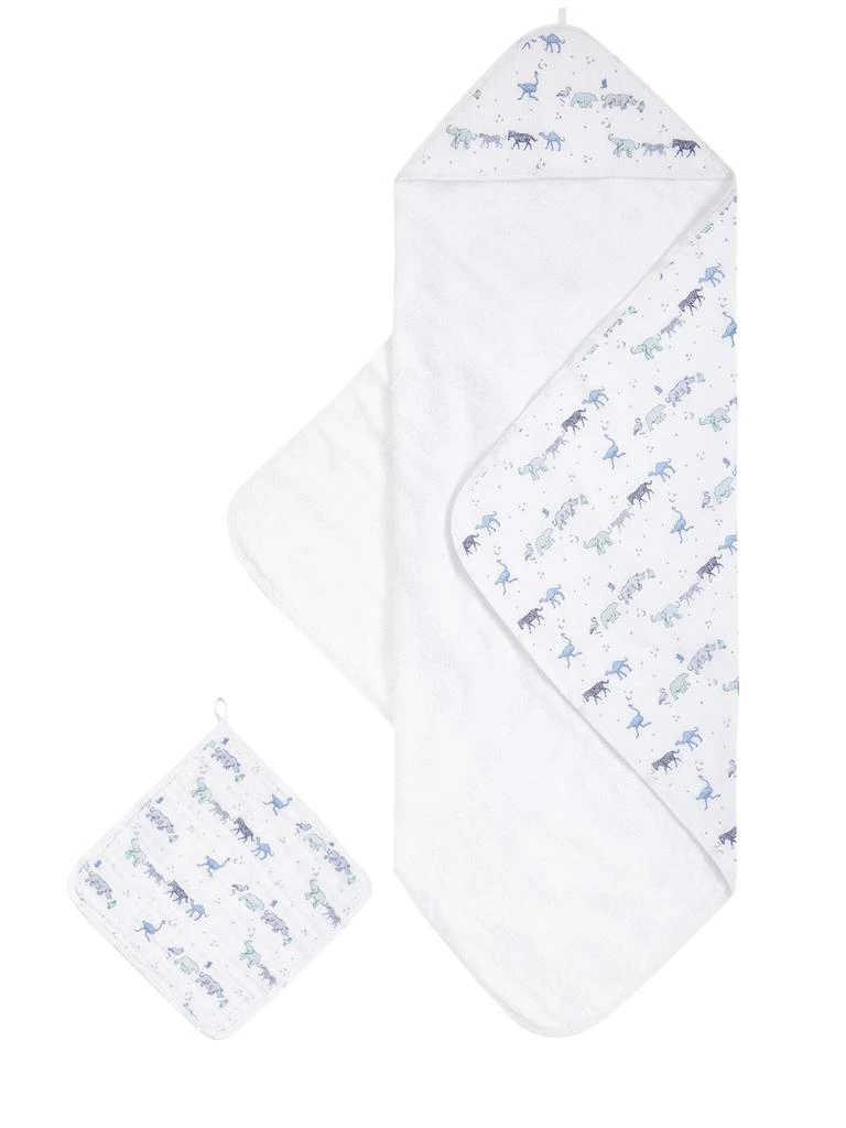 ADEN + ANAIS Towel & Washcloth Set 1