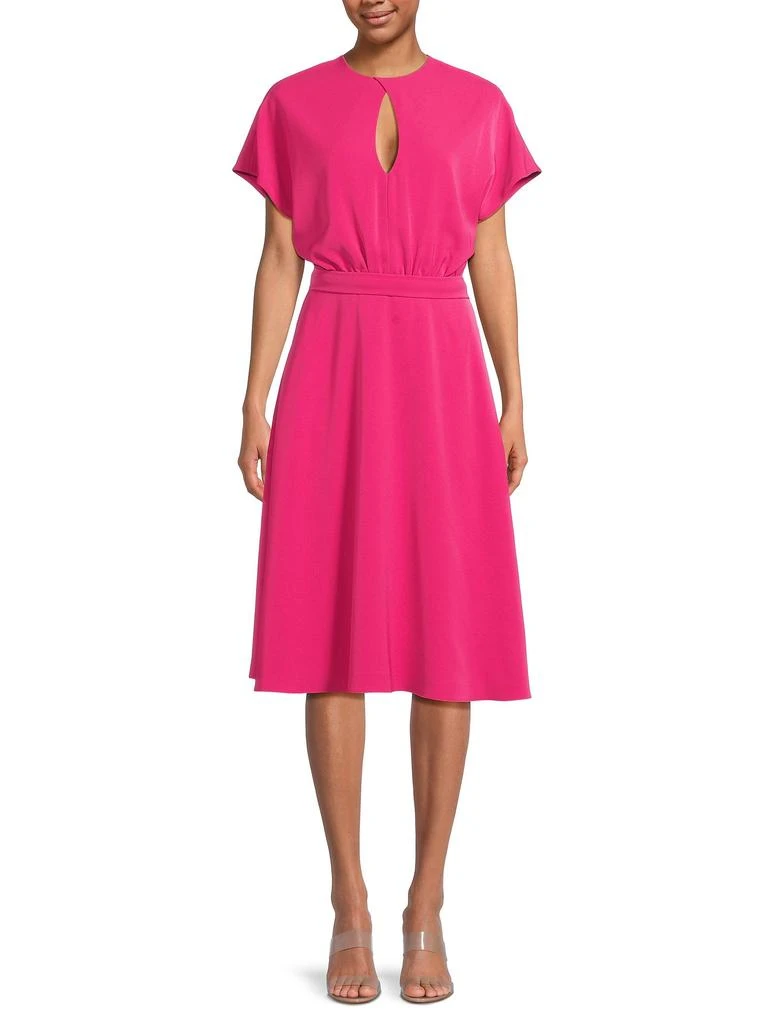 Black Halo Lovewick Dolman-Sleeve Midi-Dress 1