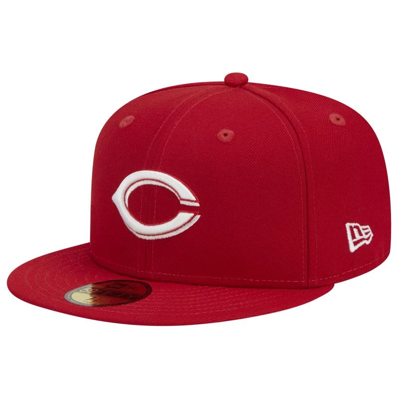 New Era New Era Reds 5950 Evergreen Side Patch Fitted Hat - Adult 1