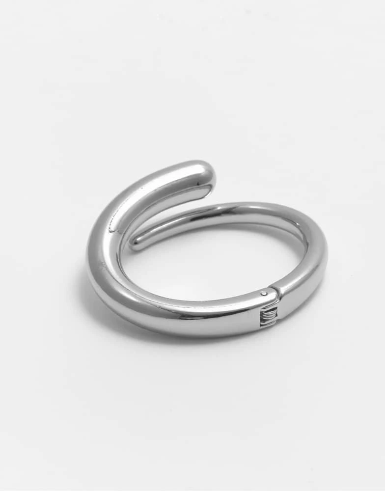 Pull&Bear Pull&Bear cuff bracelet in silver 1