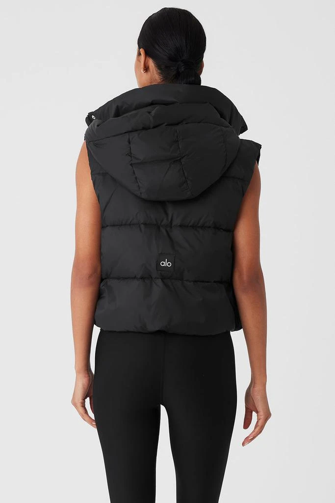 Alo Yoga Gold Rush Puffer Vest - Black 3