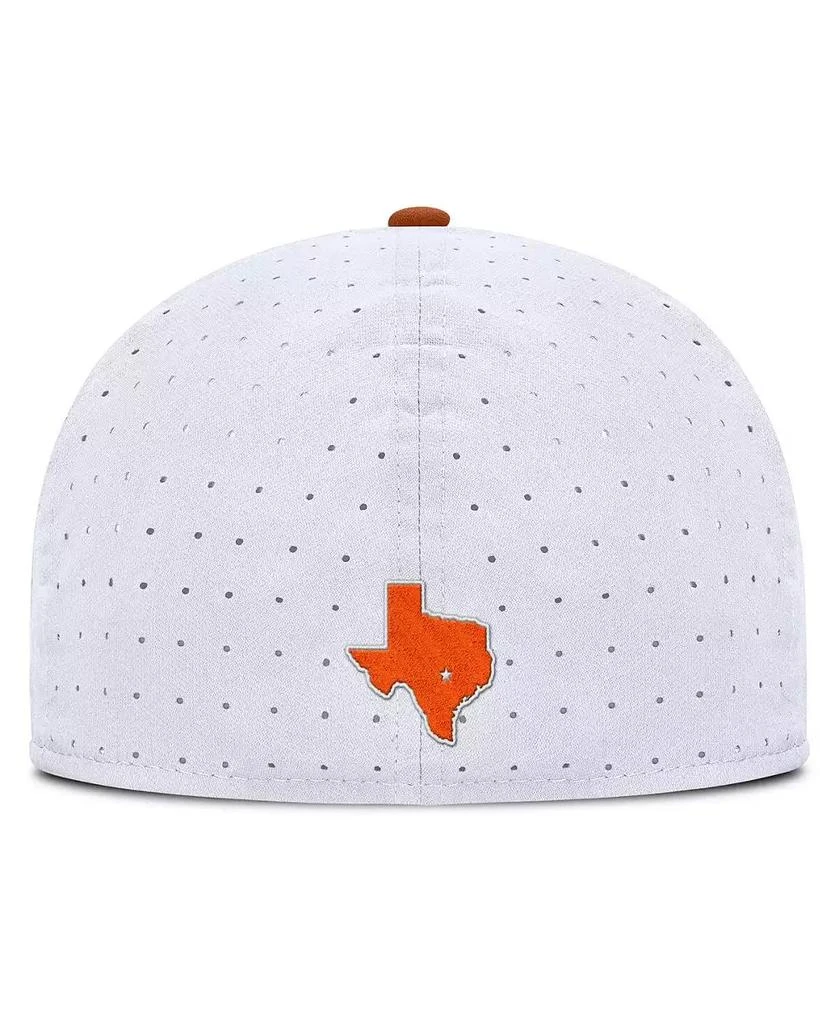 NIKE Men's White Texas Longhorns On-Field Dugout True Performance Fitted Hat 2