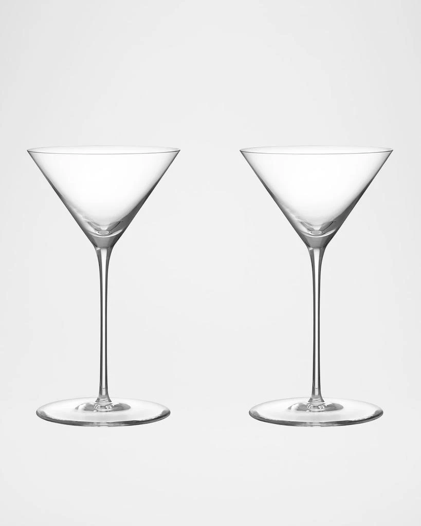 Orrefors Geometry 7 oz. Martini Glasses, Set of 2 1