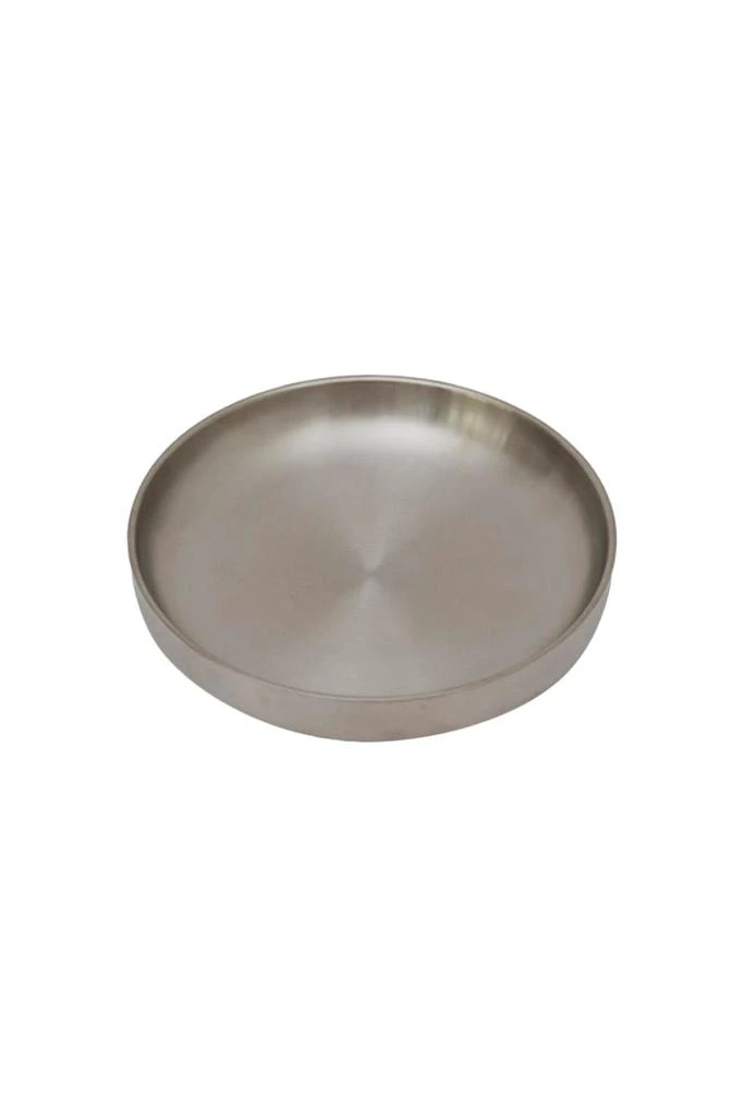 SERVICE PROJECTS set of 2 stainless steel pasta plates 21 cm 1