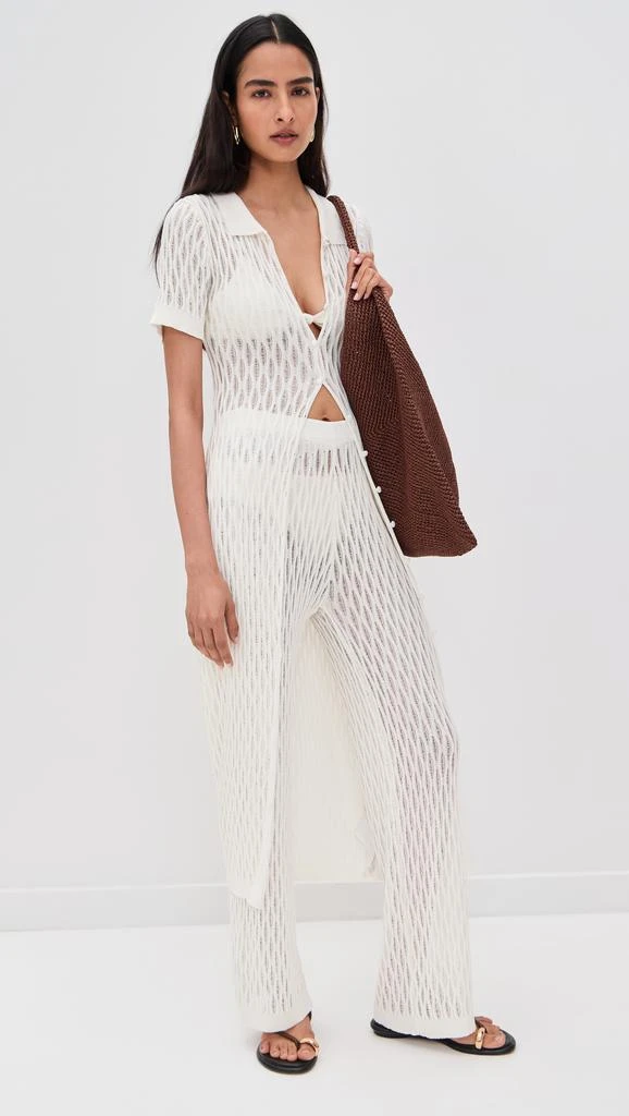MINKPINK Kirra Pointelle Knit Top 4