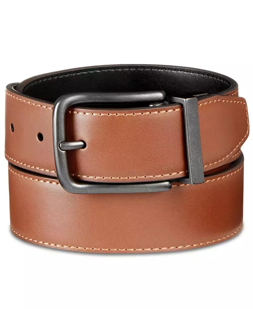 Original Penguin Men's Bubble Reversible Leather Belt 1