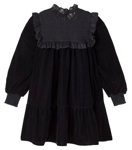 petite amalie black dress Scarf-Detail Strapless Gown in Black - 2