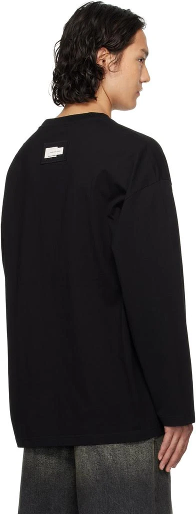 Feng Chen Wang Black Oversized 2in1 T-shirt 3