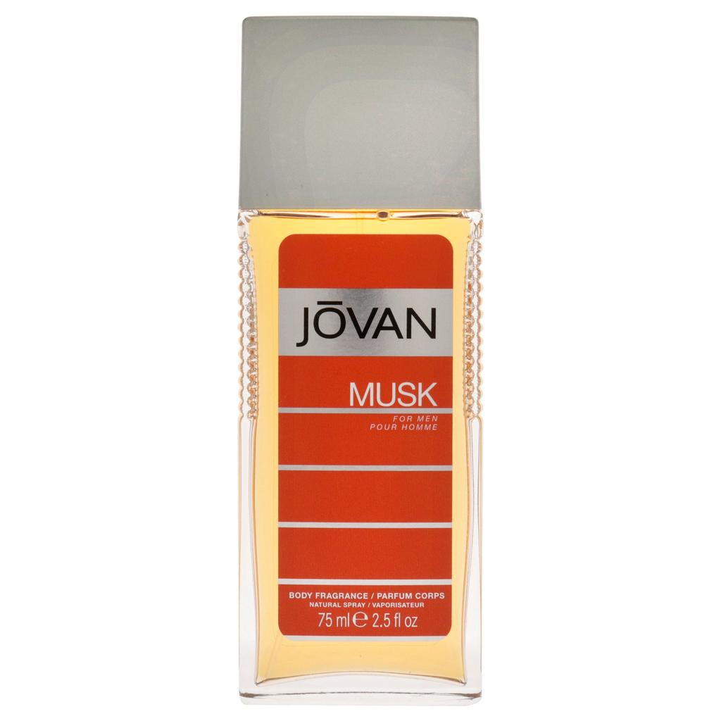 JOVAN Musk by  for Men - 2.5 oz Body Fragrance (Unboxed)