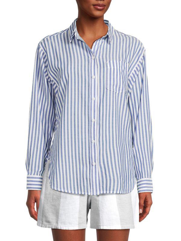 Beach Lunch Lounge Keraphina Striped Shirt