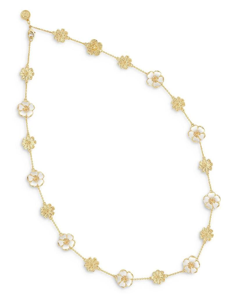 Anabel Aram Bloom Station Necklace in 18K Gold Plated, 20" - Exclusive 4