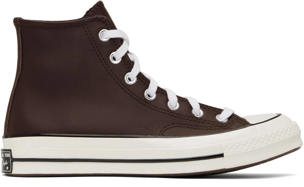 Converse Brown Chuck 70 Heritage Leather High Top Sneakers 1