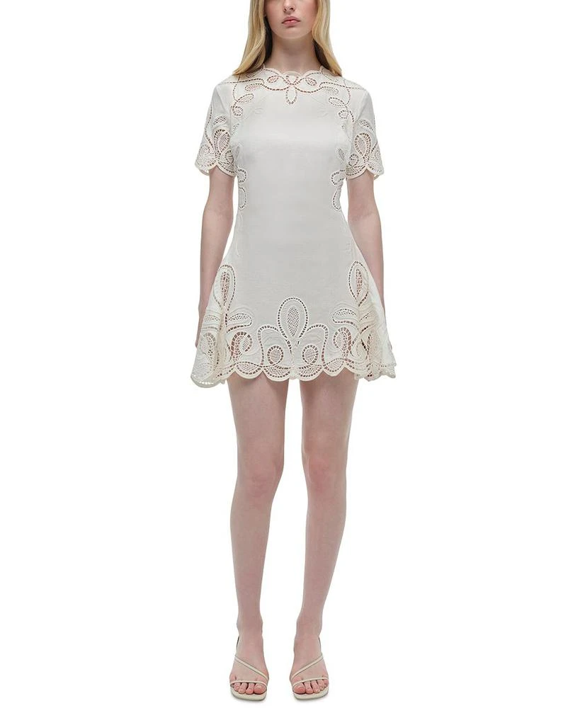 SIMKHAI Morrigan Short Sleeve Mini Dress 5