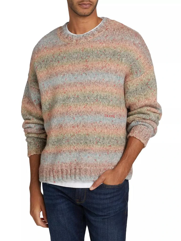FRAME Brushed Tweed Sweater 3
