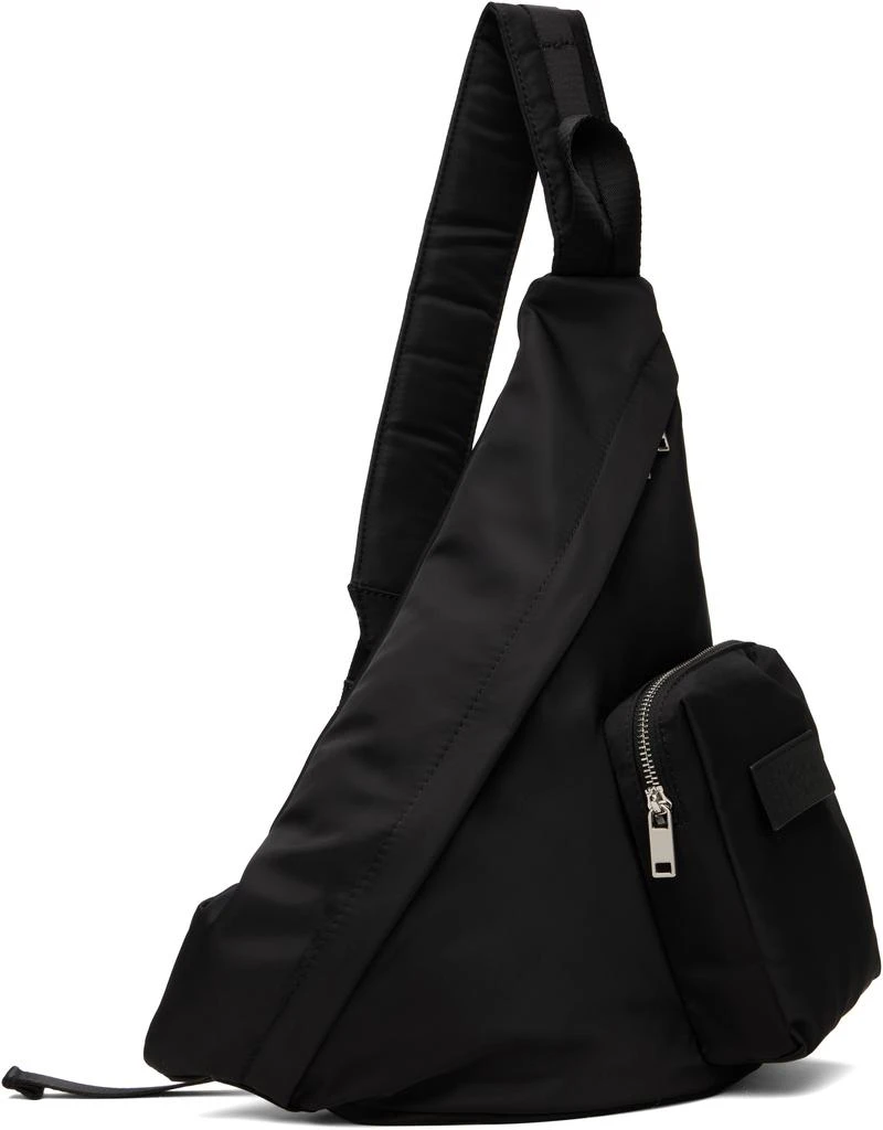 MM6 Black Numeric Sling Backpack 2