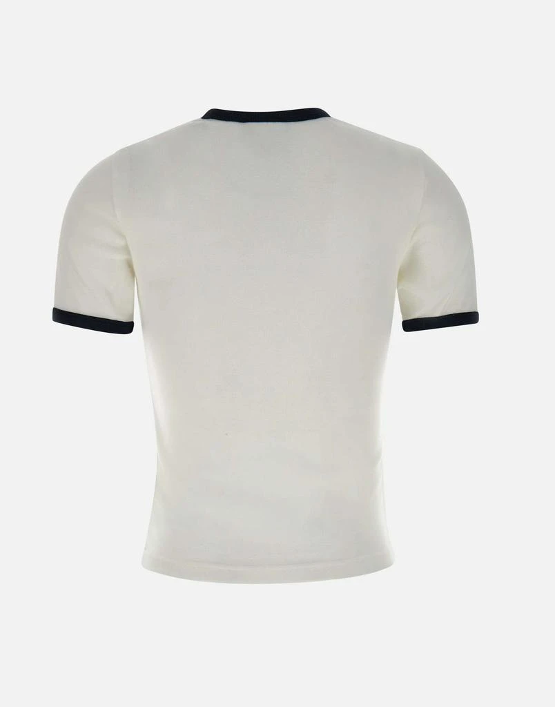 courreges "Signature contrast t-shirt" 3