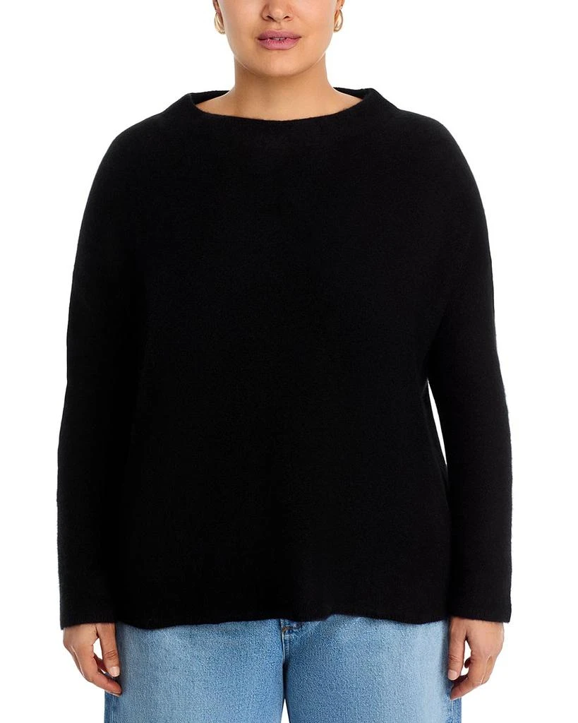 Bloomingdale's Mock Neck Brushed Cashmere Sweater - Exclusive 10